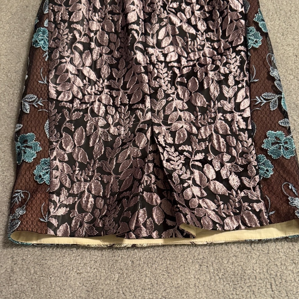 Beguile by Byron Lars Multicolor Patchwork Midi D… - image 4